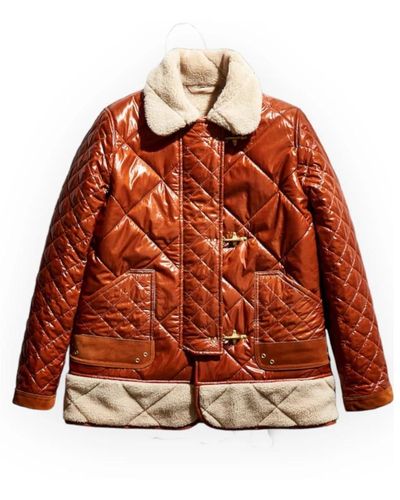 Fay Leather jackets - Rojo