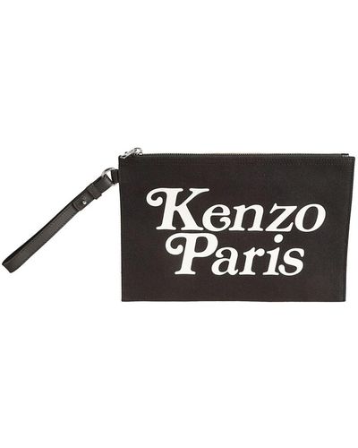 KENZO Bags,große utiliy clutch tasche - Schwarz