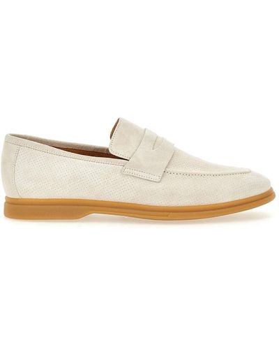 Eleventy Shoes > flats > loafers - Blanc