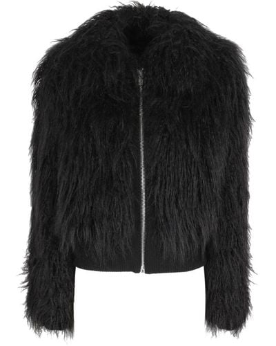 Boutique Moschino Jackets > faux fur & shearling jackets - Noir