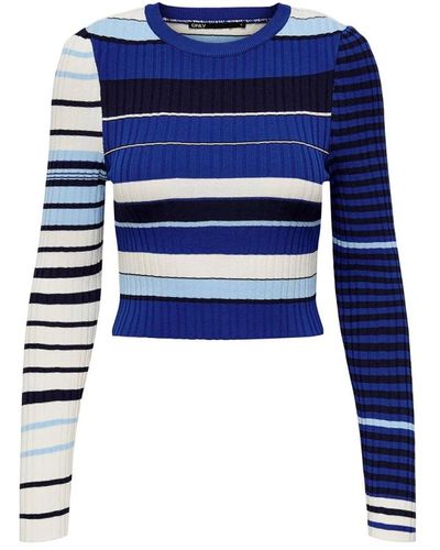 ONLY Round-neck knitwear - Blau