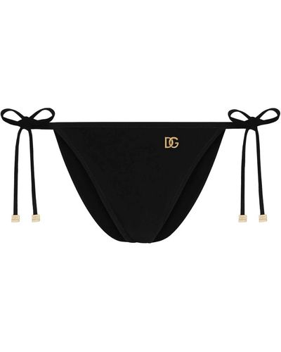 Dolce & Gabbana Stilvolle bikinihosen - Schwarz