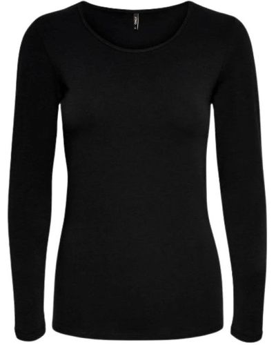 ONLY Long Sleeve Tops - Black