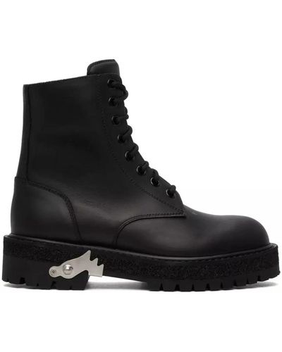 Off-White c/o Virgil Abloh Shoes > boots > lace-up boots - Noir