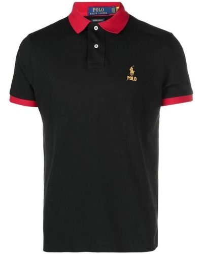 Ralph Lauren Polo Shirts - Black