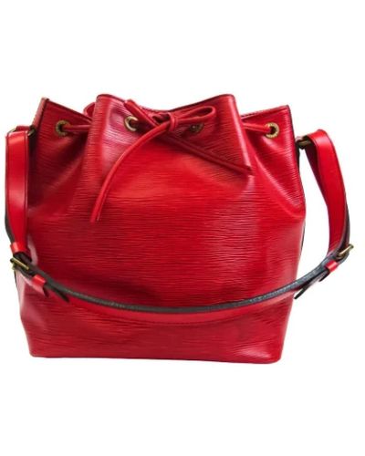 Louis Vuitton Borsa a secchiello usata - Rosso