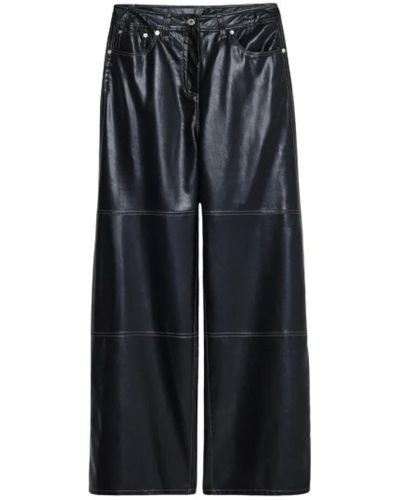 Stand Studio Wide Trousers - Black
