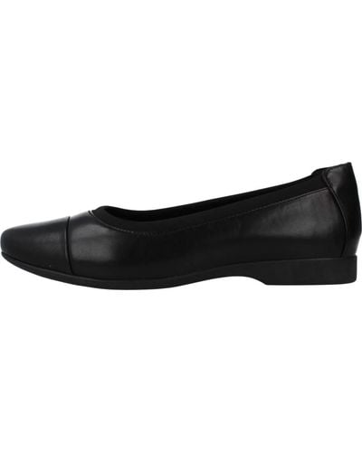 Clarks Shoes > flats > ballerinas - Noir