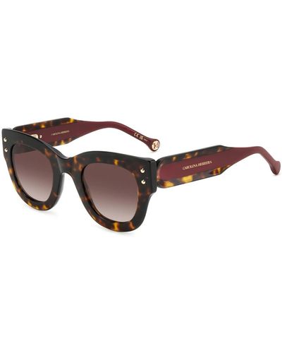 Carolina Herrera Havana red/brown shaded sonnenbrille,sunglasses - Braun