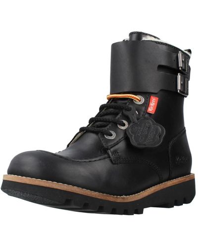 Kickers Lace-up boots - Schwarz
