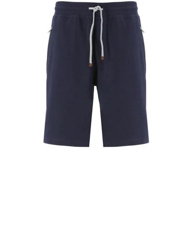 Brunello Cucinelli Casual Shorts - Blue