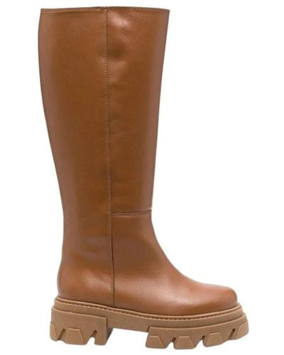 Alohas High Boots - Brown
