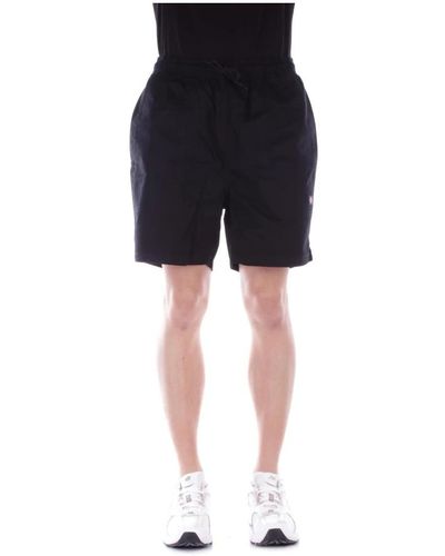 Dickies Schwarze logo-shorts knopf reißverschluss taschen