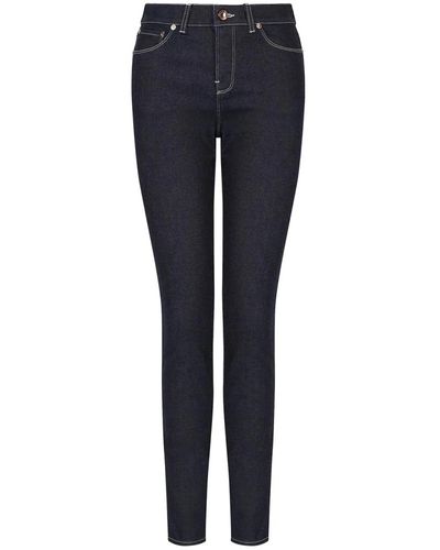 Giorgio Armani Jeans skinny in denim blu