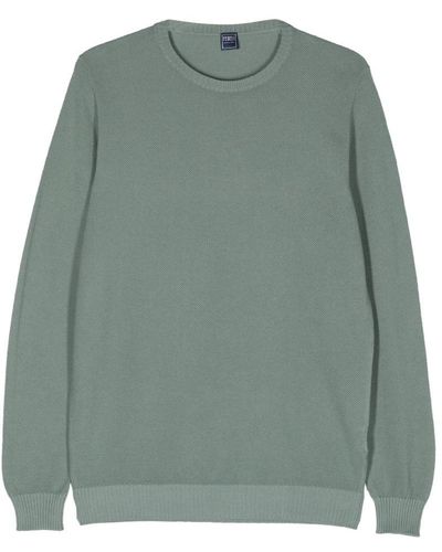 Fedeli Round-Neck Knitwear - Green