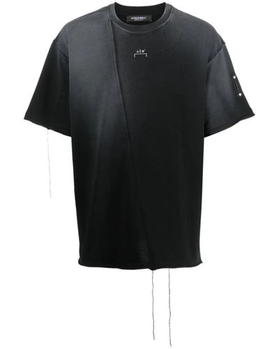 A_COLD_WALL* Schwarze t-shirts und polos mit shiraga design