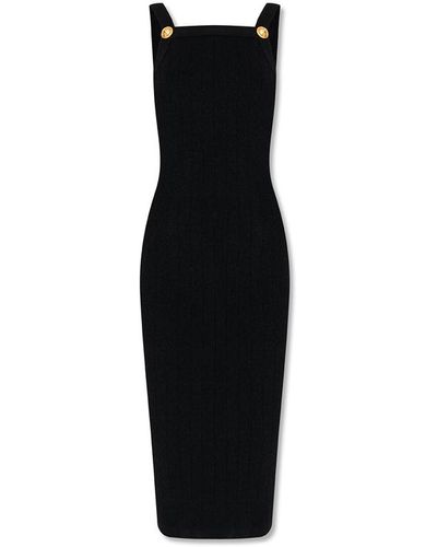 Balmain Pencil slip dress - Negro