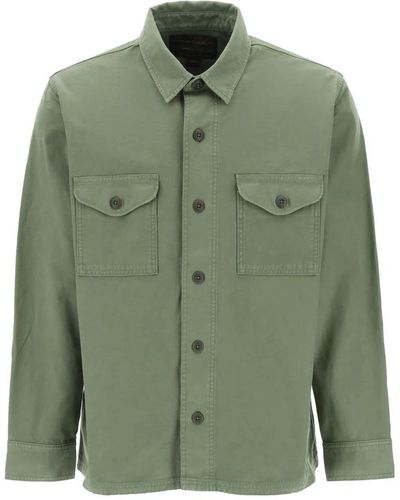 Filson Overshirt in cotone - Verde