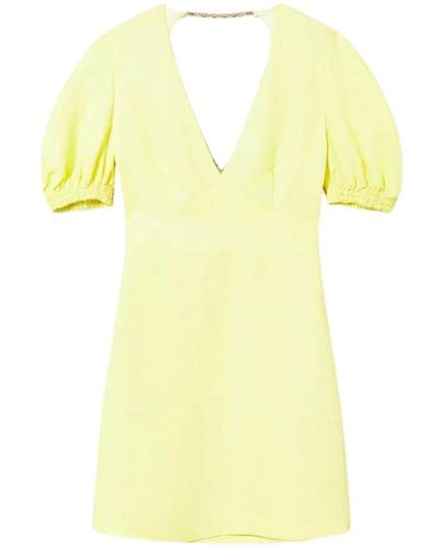 Twin Set Short Dresses - Yellow