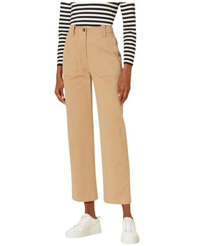 Weekend Cropped Trousers - Natural