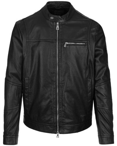 Peuterey Leather Jackets - Schwarz