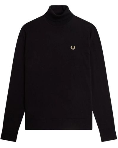 Fred Perry Pullover - schwarz