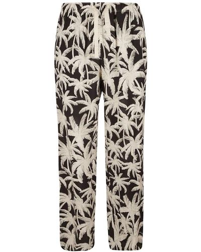 Palm Angels Printed trousers - Bianco