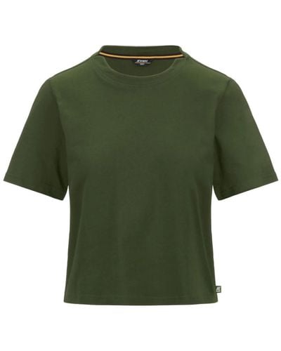 K-Way Magliette donna amily verde