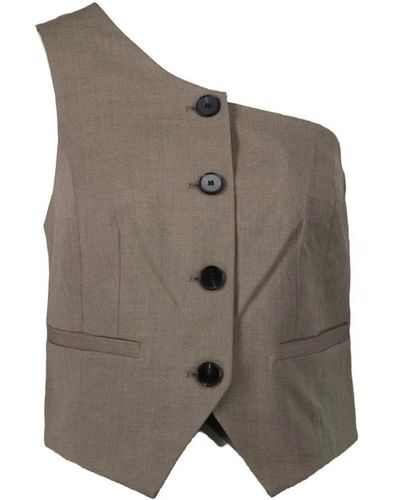 co'couture Jackets > vests - Gris