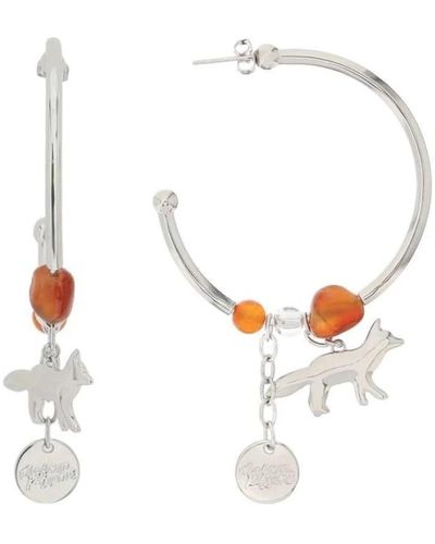 Maison Kitsuné Accessories > jewellery > earrings - Blanc