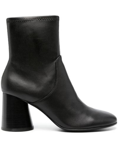 Ash Heeled Boots - Black