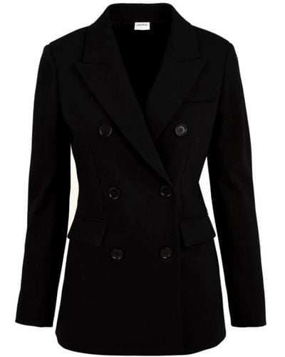 Aspesi Coats > double-breasted coats - Noir