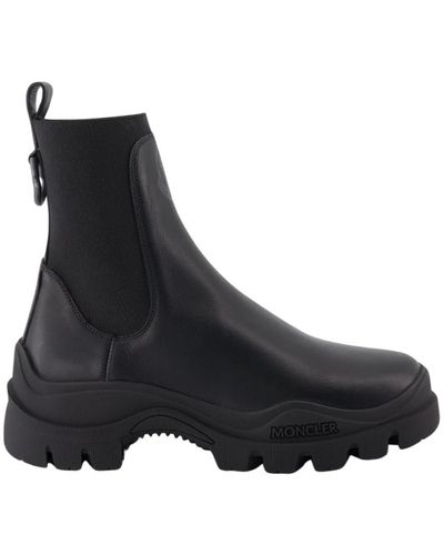 Moncler Shoes > boots > chelsea boots - Noir