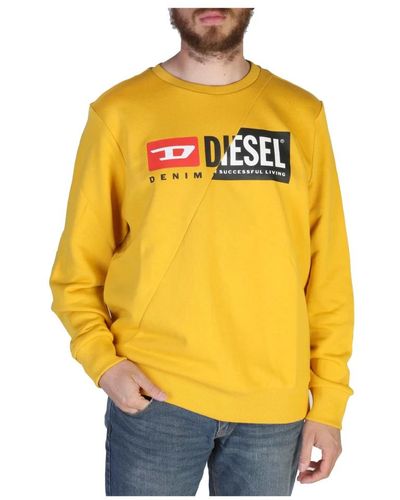DIESEL Vielseitiger er Sweatshirt für Männer - Gelb