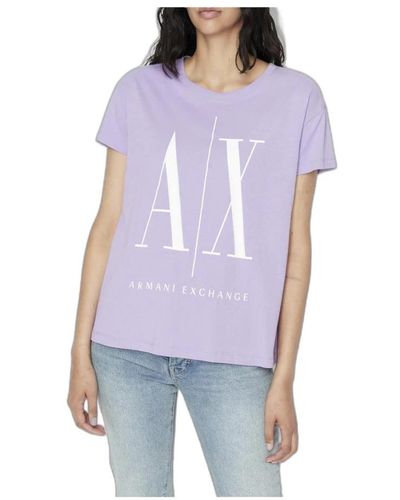 Armani Exchange Tops > t-shirts - Violet