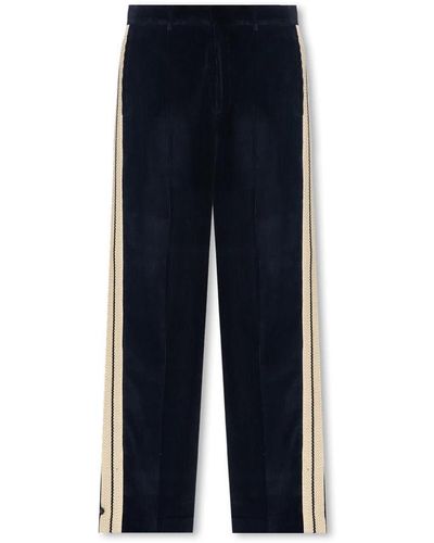 Palm Angels Straight Trousers - Blue