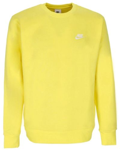 Nike Gelb strike/weiß crew sweatshirt