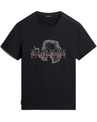 Napapijri T-shirt s-iceberg - Nero