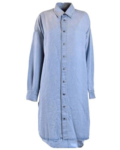DIESEL Shirt Dresses - Blue