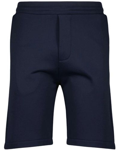 KIEFERMANN Cotton mix casual shorts - Blu