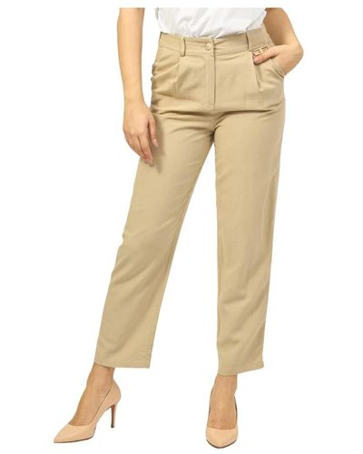 Fracomina Trousers > cropped trousers - Neutre
