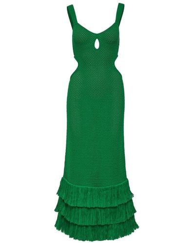 Johanna Ortiz Maxi Dresses - Green