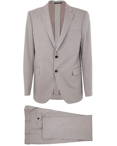 Emporio Armani Single Breasted Suits - Grey