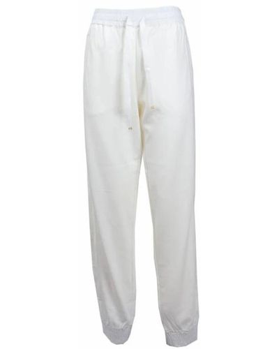 Herno Trousers > sweatpants - Blanc