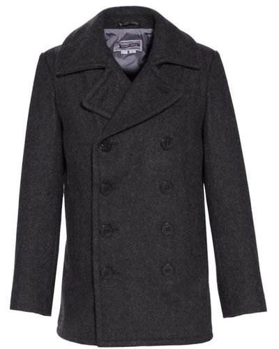 Schott Nyc Coats > double-breasted coats - Bleu