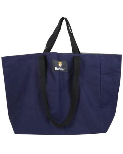 Barbour Tote Bags - Blue