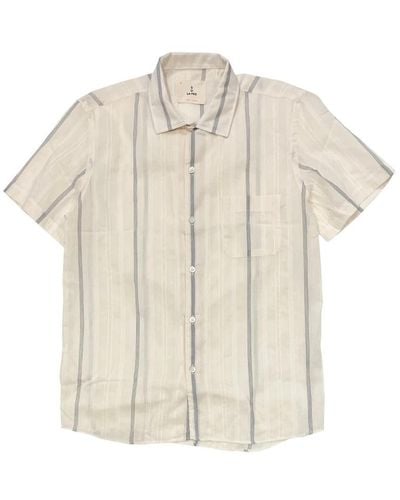 La Paz Short Sleeve Shirts - Natural