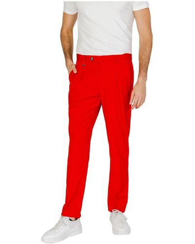 Antony Morato Slim-Fit Trousers - Red