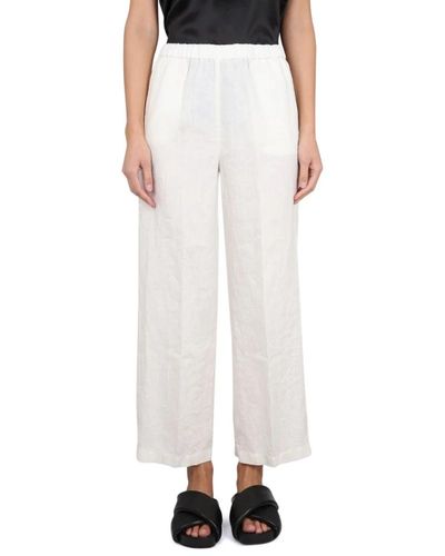 Aspesi Wide trousers - Weiß