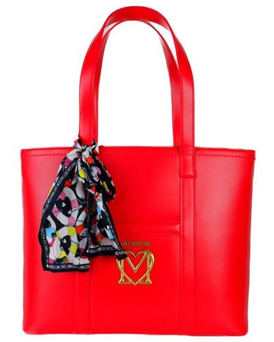 Love Moschino Tote bags - Rosso